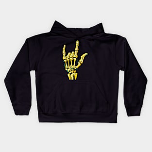 Skeleton Hand Kids Hoodie